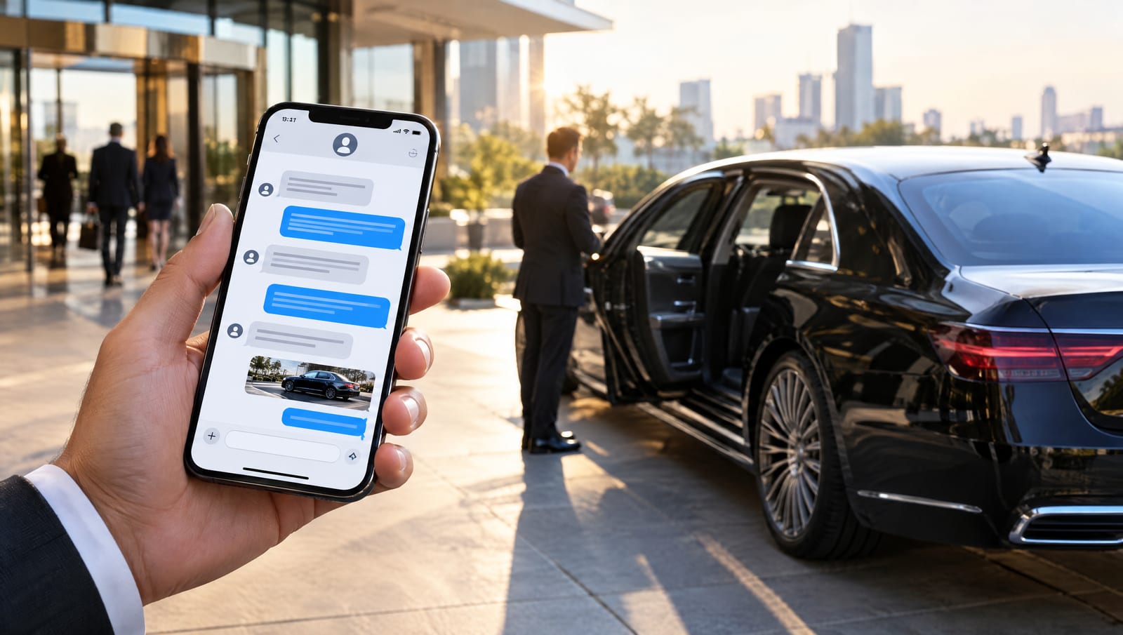 How can limo companies set up automated follow-ups for quotes