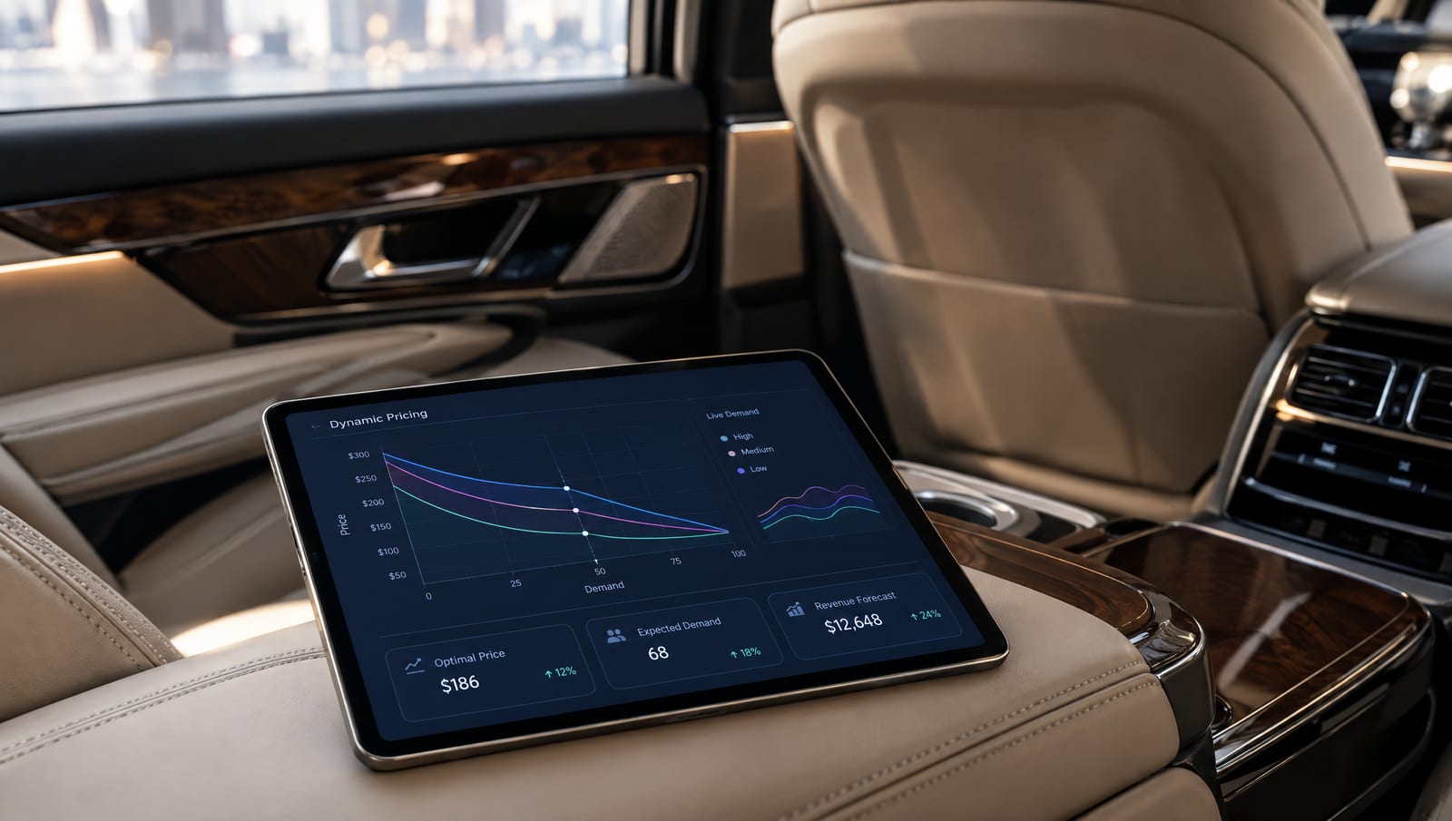 How can luxury transportation services implement dynamic pricing effectively